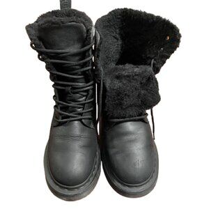 Dr Martens 1460 Kolbert Faux Fur Fold Down Boots